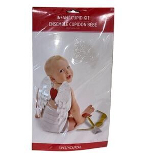 Amscan Infant Cupid 3 Piece Set Wings Bow and Arrow